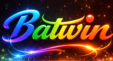 Batwin app logo with colorful 3D text and modern gaming interface
